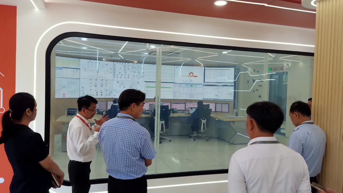 Visiting QTSC Digitech Center