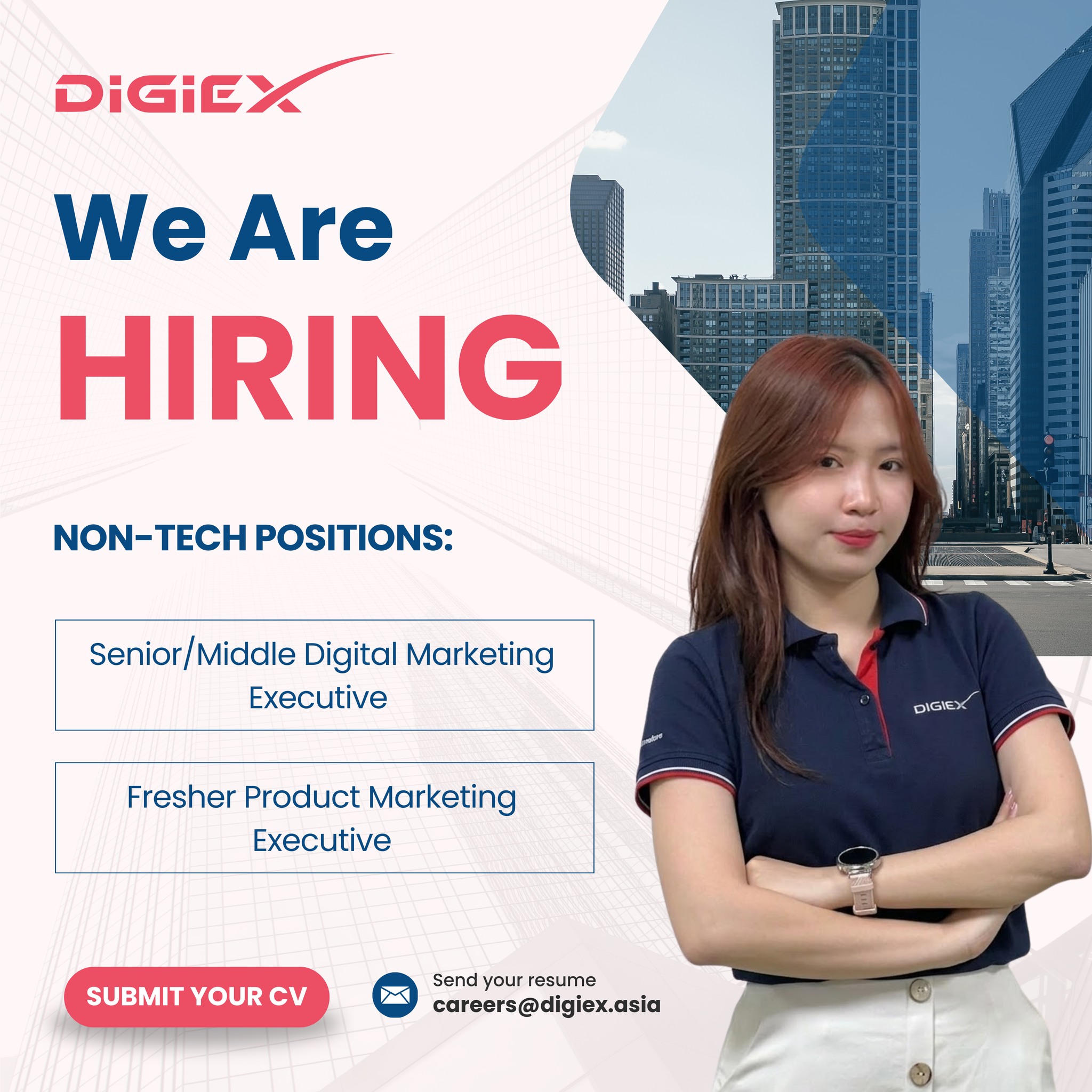 Job opportunities at DigiEx Group
