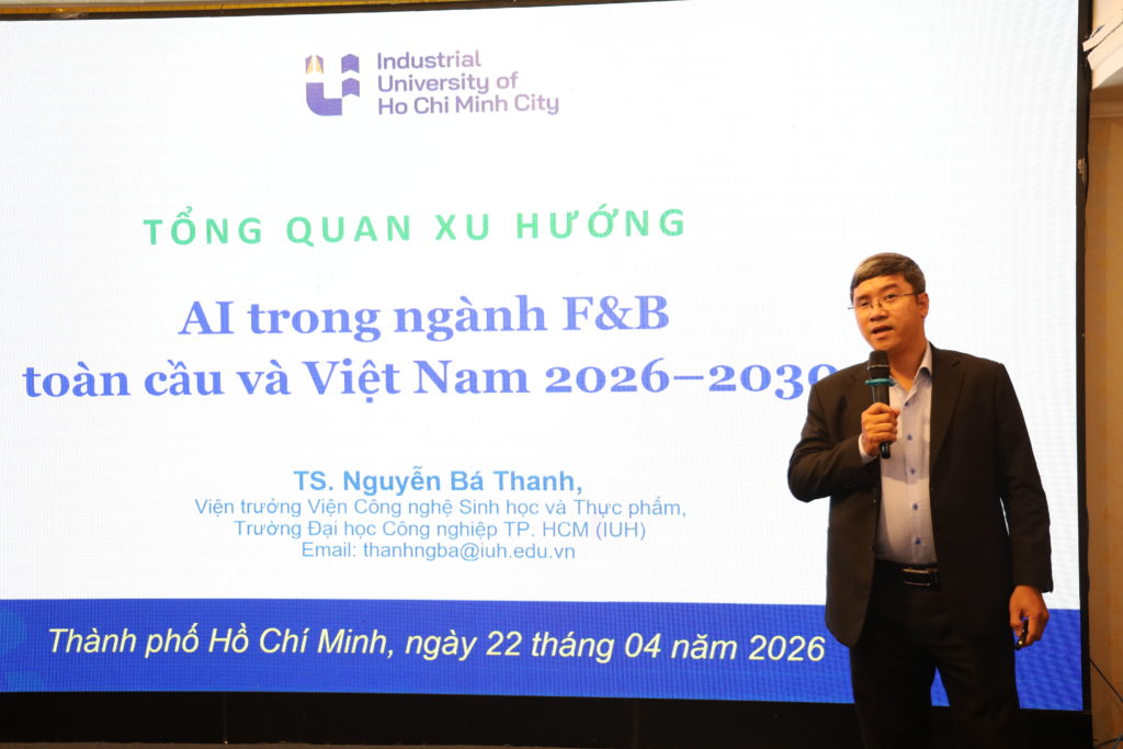 Hình 2: Tiến sĩ Nguyễn Bá Thanh, Viện trưởng Viện Công nghệ Sinh học và Thực phẩm thuộc Trường Đại học Công nghiệp Thành phố Hồ Chí Minh