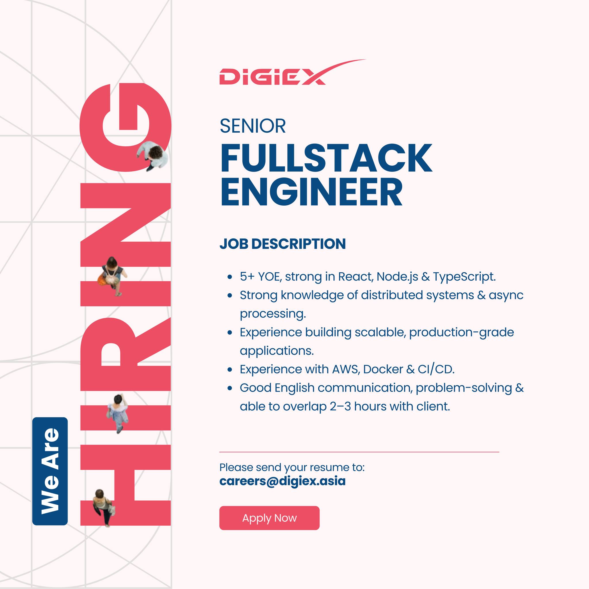 DigiEx tuyển dụng nhiều vị trí