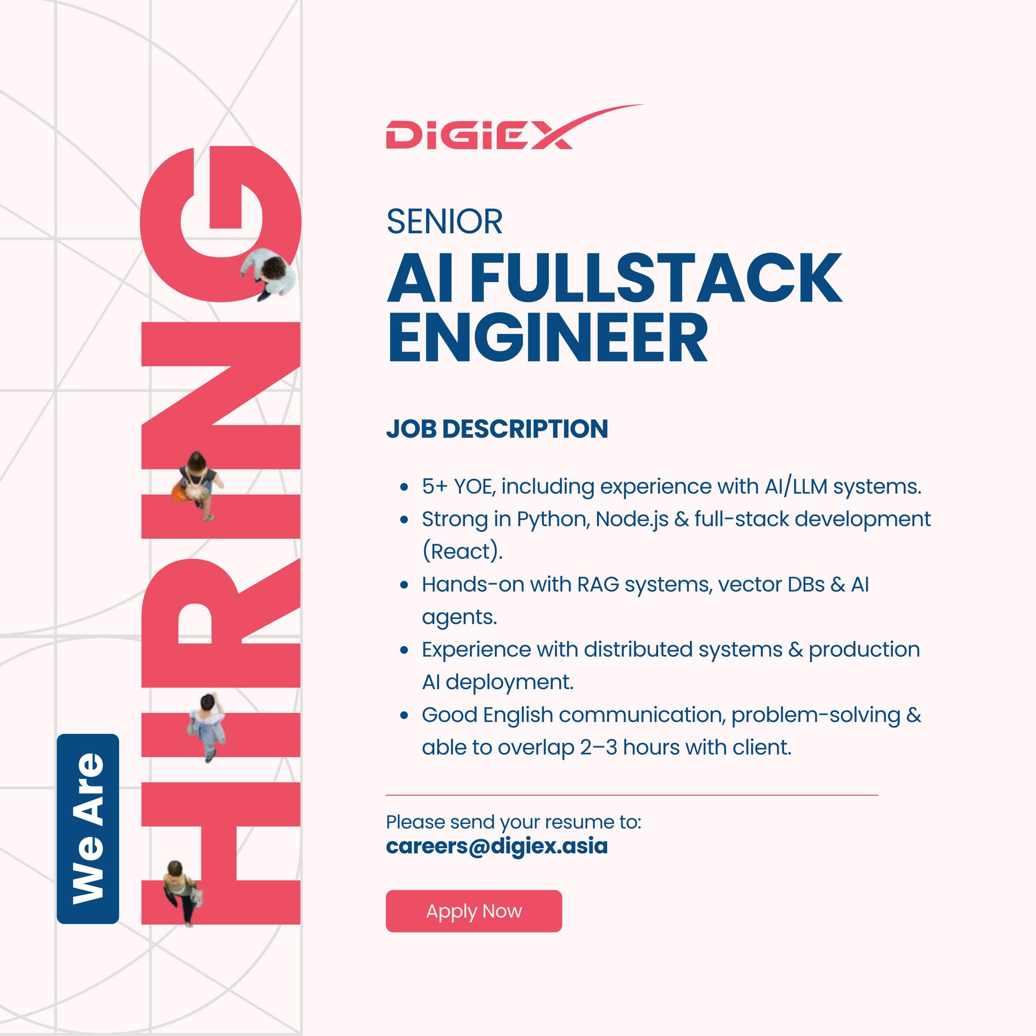 DigiEx tuyển dụng nhiều vị trí