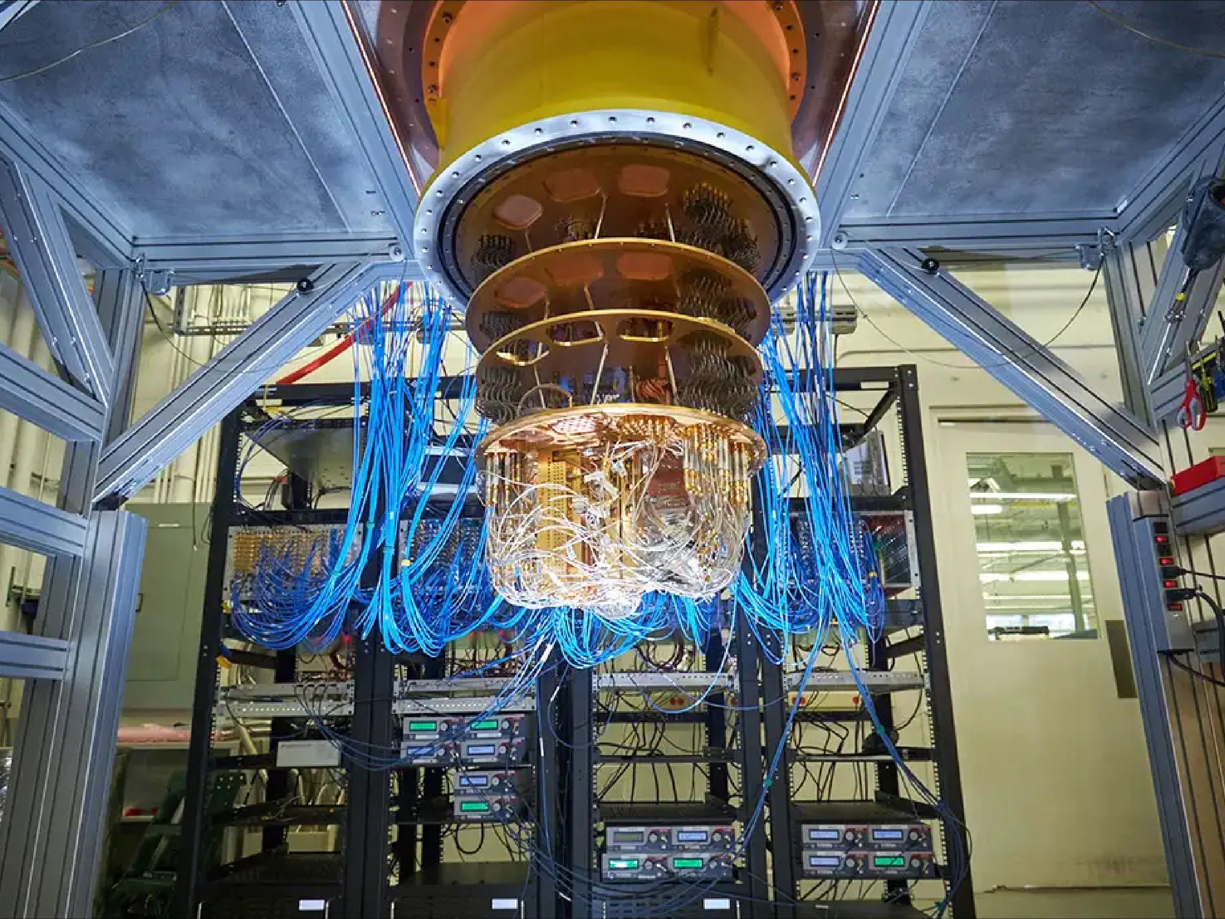 Máy tính lượng tử (ảnh: New Scientist)