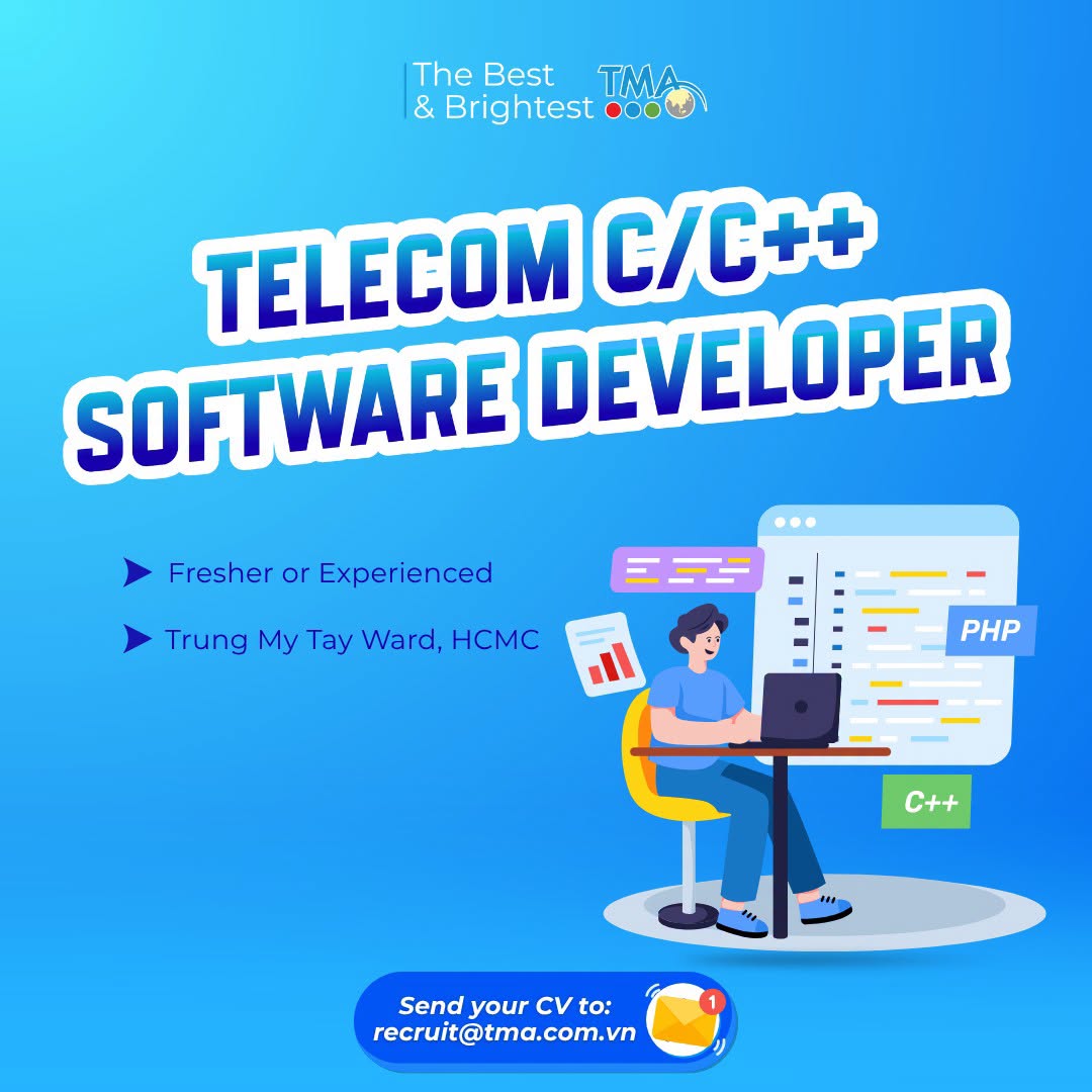 TMA tuyển dụng Telecom C/C++ Software Developer
