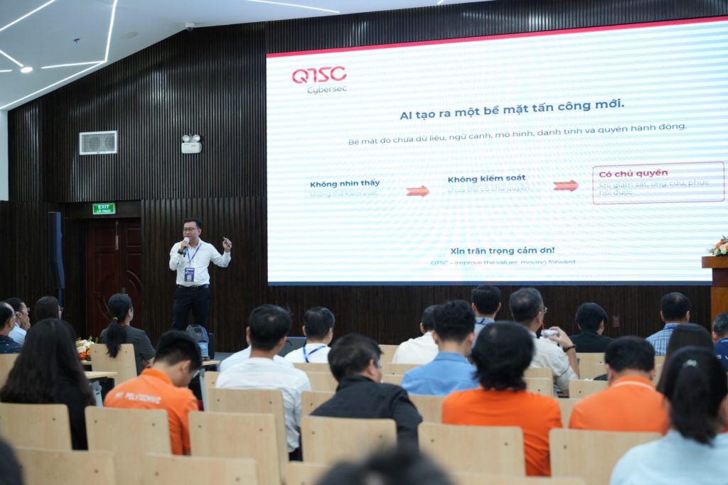 Ông Nguyễn Thanh Lâm, Trưởng Trung tâm An ninh mạng, QTSC: “AI trong An ninh mạng – Giải pháp chủ quyền”