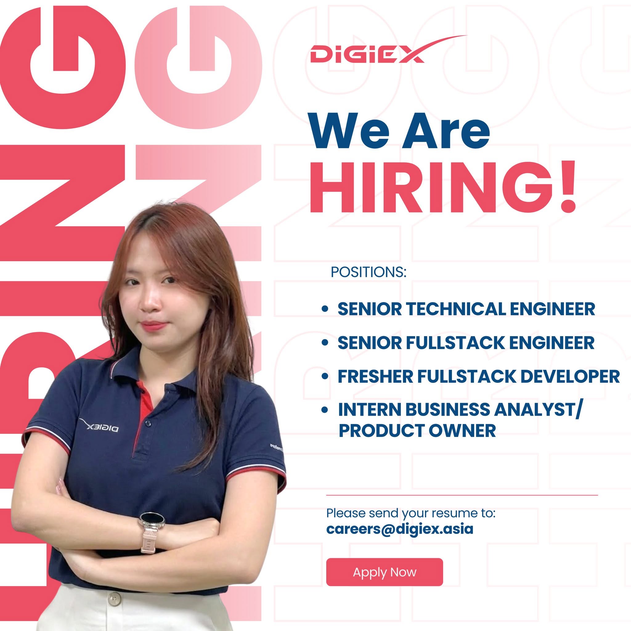 DigiEx tuyển dụng nhiều vị trí