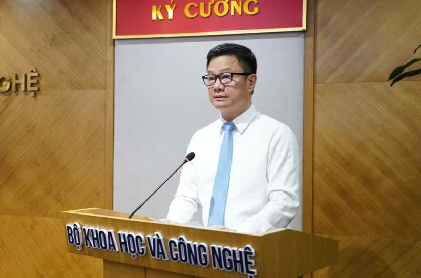 Cục trưởng Cục Thông tin, Thống kê Trần Đắc Hiến phát biểu tại sự kiện. (Ảnh: Bộ Khoa học và Công nghệ)