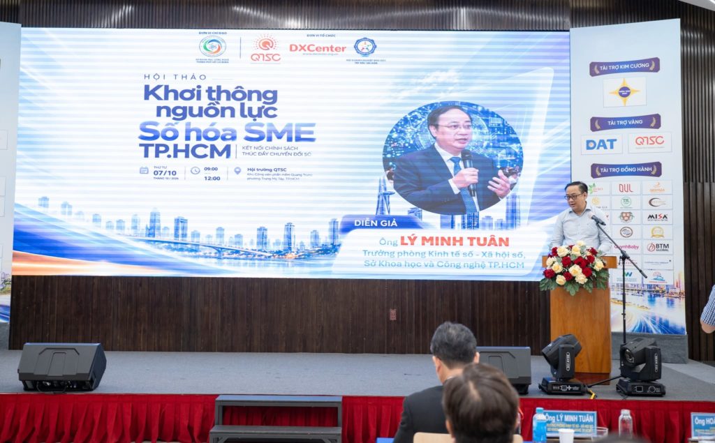 Ông Lý Minh Tuân – Trưởng phòng Kinh tế số – Xã hội số, Sở Khoa học và Công nghệ TP.HCM