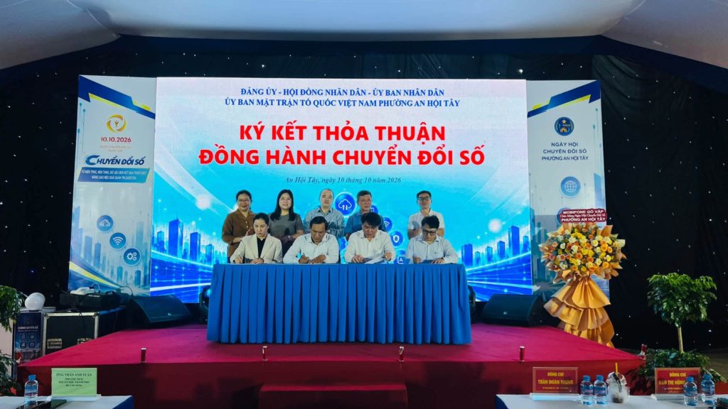 DXCenter và QTSC đồng hành cùng phường An Hội Tây thúc đẩy chuyển đổi số