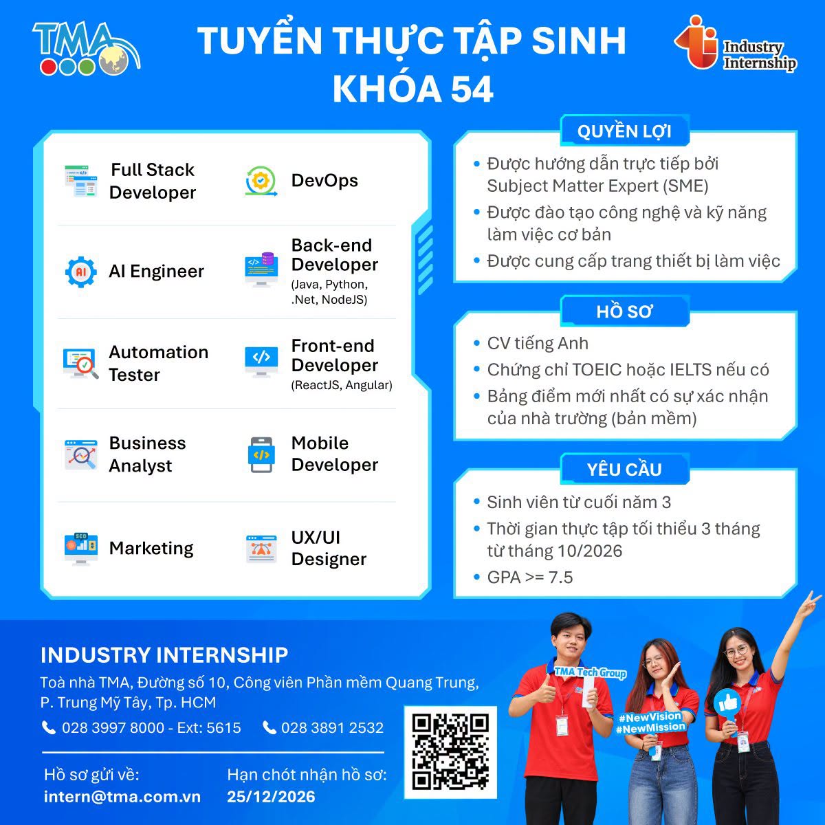 TMA Internship Batch 54 - Your Next Career Move Starts Here